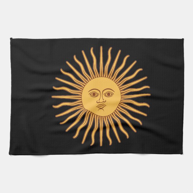 Mr Sun Tea Towel (Horizontal)