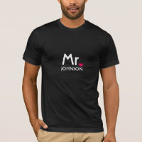 Mr t-shirt - Personalised name t-shirt