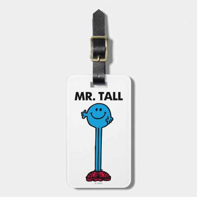 Mr. Tall | Standing Tall Luggage Tag (Front Vertical)