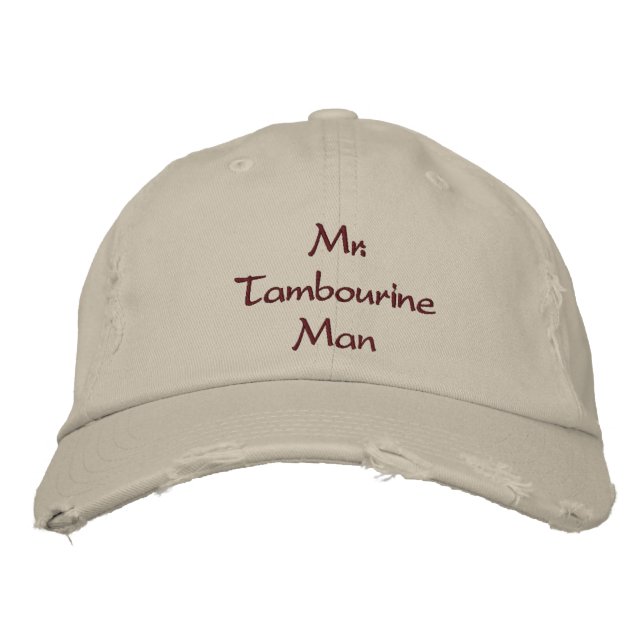 Mr Tambourine Man Cap / Hat (Front)