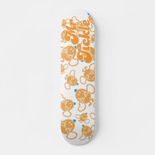 Mr. Tickle   Many Faces Skateboard