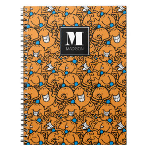 Mr Tickle   Orange Tickle Pattern   Add Your Name Notebook