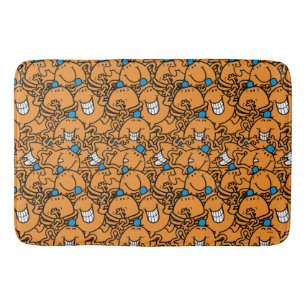 Mr Tickle   Orange Tickle Pattern Bath Mat
