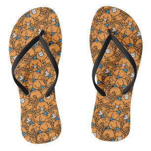 Mr Tickle   Orange Tickle Pattern Thongs