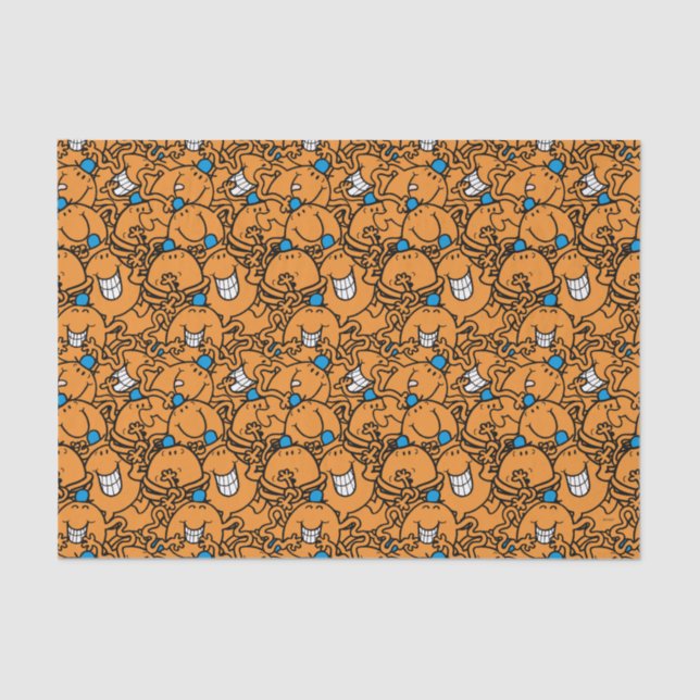 Mr Tickle | Orange Tickle Pattern Tissue Paper (Front)