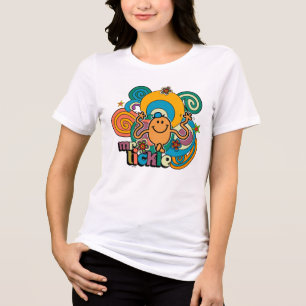 Mr. Tickle Psychedelic Swirls, Stars, & Flowers Tri-Blend Shirt