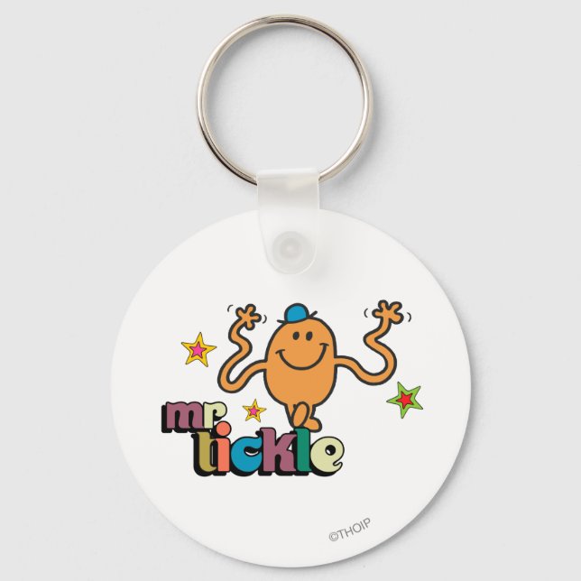Mr. Tickle | Sparkling Stars Key Ring (Front)
