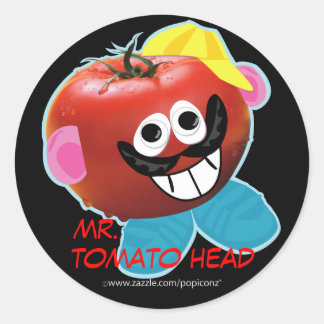 mr. tomato head humourous parody Sticker