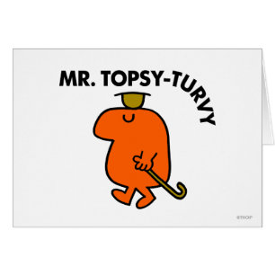 Mr. Topsy-Turvy Upside Down Hat & Cane