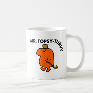 Mr. Topsy-Turvy   Upside Down Hat & Cane Coffee Mug