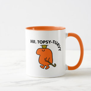 Mr. Topsy-Turvy   Upside Down Hat & Cane Mug
