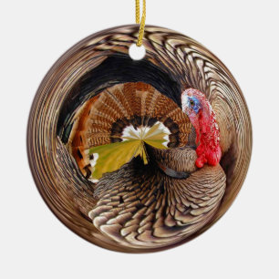 Mr Turkey Ceramic Ornament