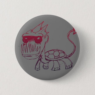 Mr. Turtle Monster 6 Cm Round Badge