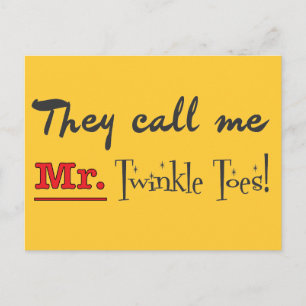 Mr. Twinkle Toes Ballet Gifts Postcard