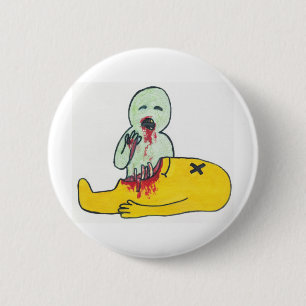 mr walking dead 6 cm round badge