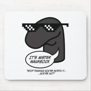 Mr Wanksock Mouse Pad. Pad