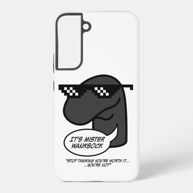 Mr Wanksock Samsung Phone Case (Back)