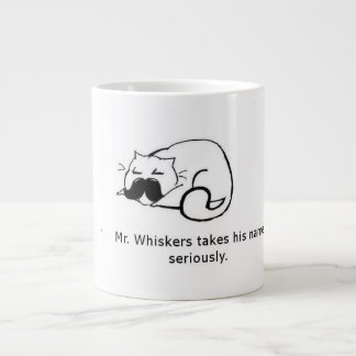 Mr Whiskers Large Coffee Mug