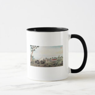 Mr White, Harris and Laing with a Party Mug