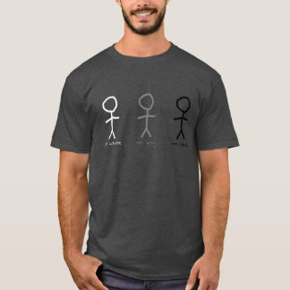 Mr. White, Mr. Grey, and Mr. Black T-Shirt