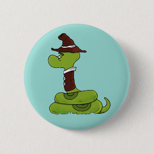 Mr. Wiggly The Anaconda Pinback Button