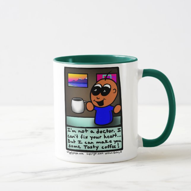 Mr. Wigglypops Make Tasty Coffee mug (Right)