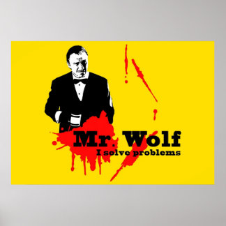 Mr Wolf Poster