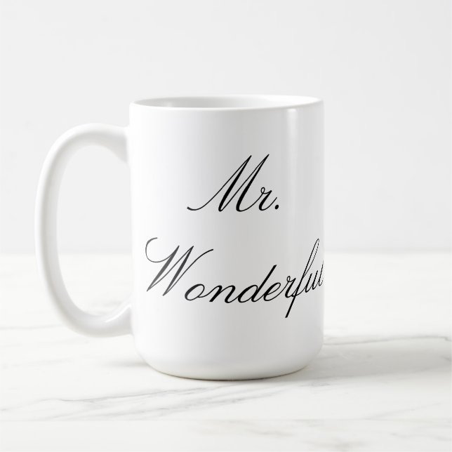 Mr. Wonderful Mug (Left)