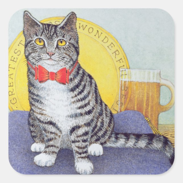 Mr Wonderful Square Sticker (Front)