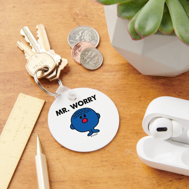Mr Worry Classic Key Ring (Desk)