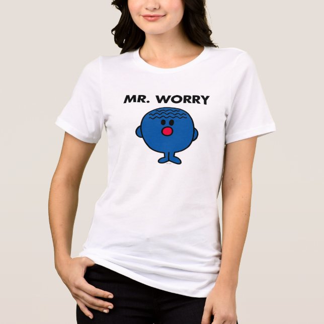 Mr Worry Classic Tri-Blend Shirt (Front)