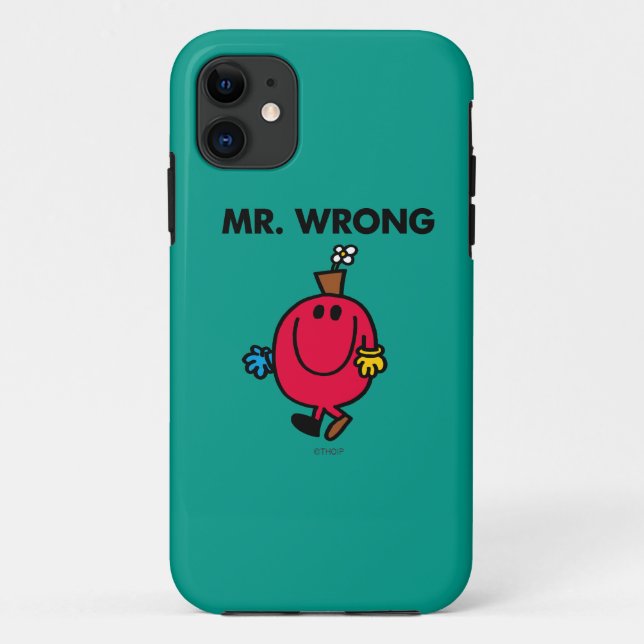 Mr Wrong Classic Case-Mate iPhone Case (Back)