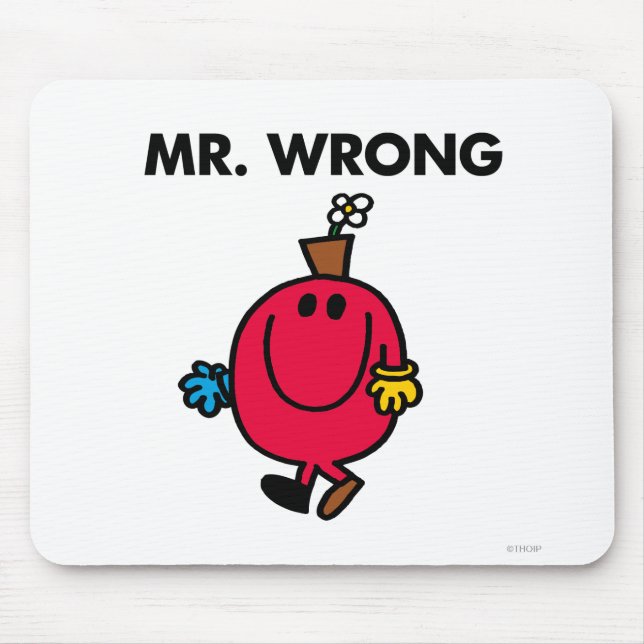 Mr Wrong Classic Mouse Pad (Front)