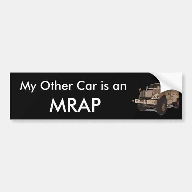 MRAP bumper sticker (Front)