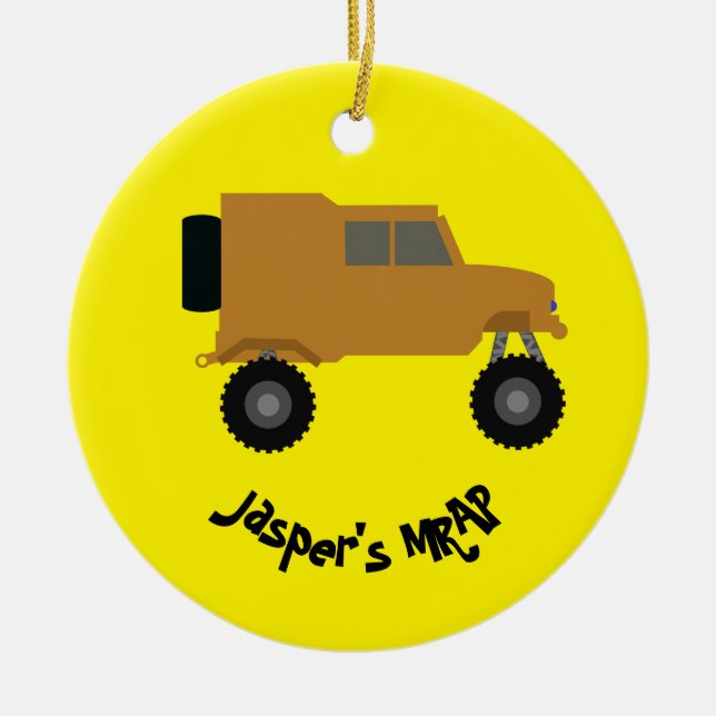 MRAP CERAMIC ORNAMENT (Front)