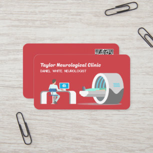🧲 🩺 MRI СT QR BUSINESS CARD