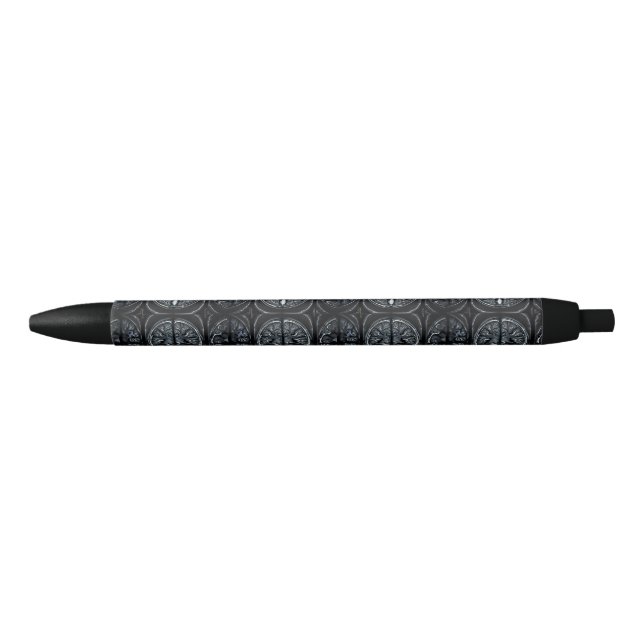 MRI brain scan Black Ink Pen (Front)