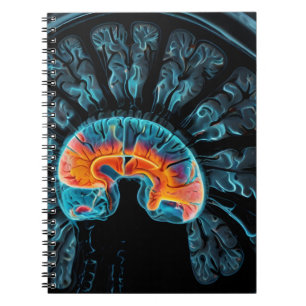 MRI brain scan Notebook