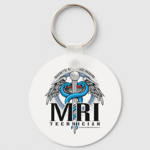 MRI Tech Caduceus Key Ring