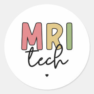 MRI Tech   MRI Technologist Gifts  Classic Round Sticker
