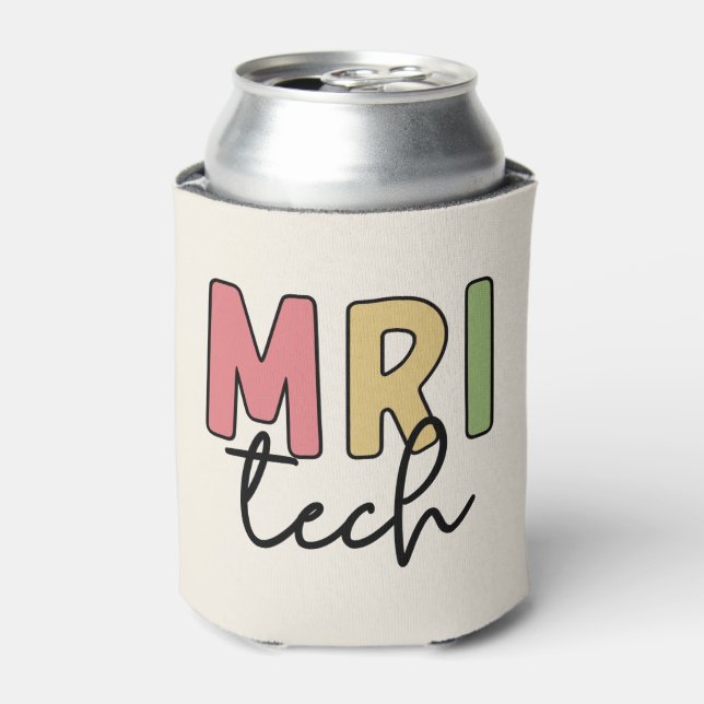 MRI Tech | MRI Technologist Radiology Technician Can Cooler (Can Front)