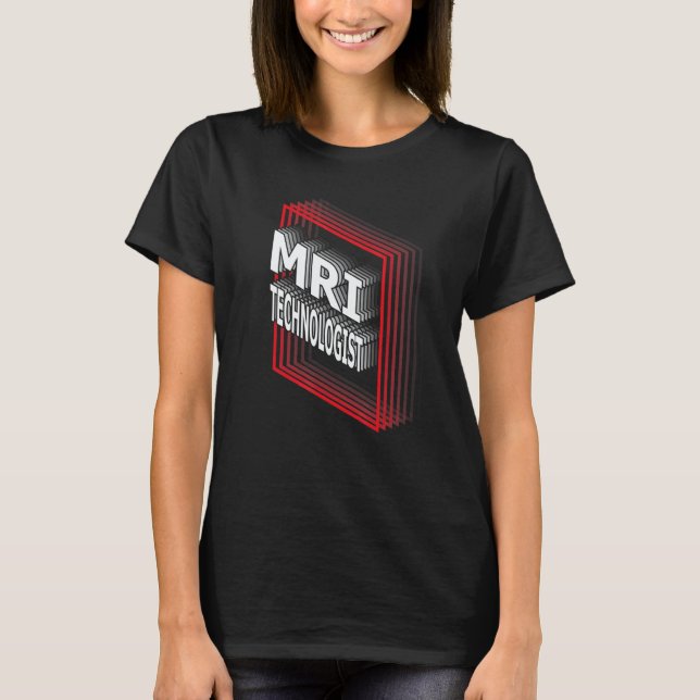 MRI Technologist Job Title Appreciation Retro T-Shirt (Front)
