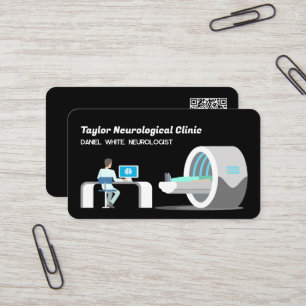 MRI Tomography QR Business Card
