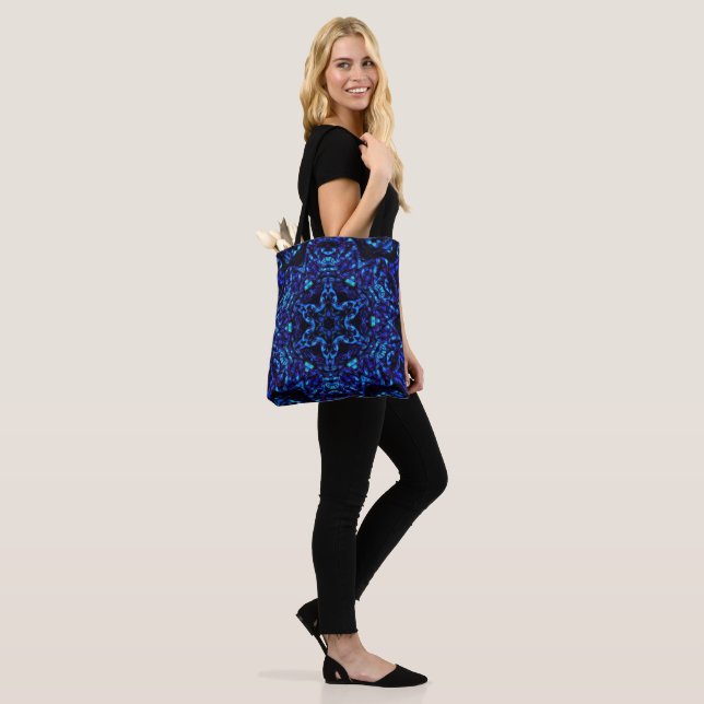 MRNStudios Blued Up Tote Bag (On Model)