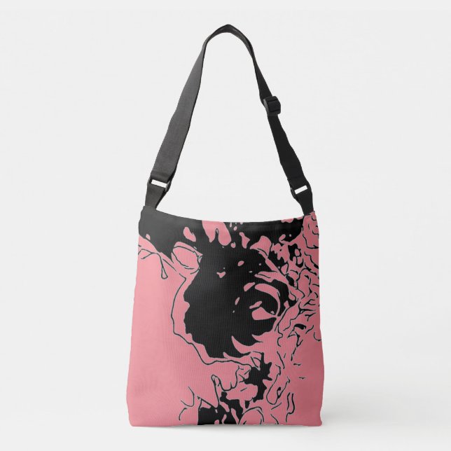 MRNStudios Flower Doodle Crossbody Bag (Front)