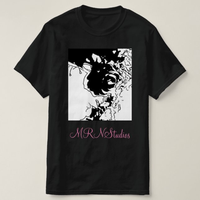 MRNStudios Flower Doodle T-Shirt (Design Front)