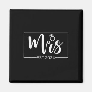 Mrs. 2024 Future Mrs Bride Wedding Matching Engage Magnet