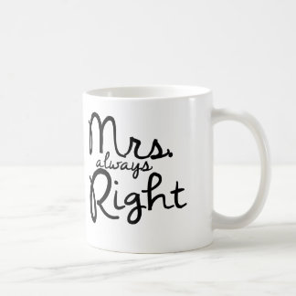 Mrs. Always Right Coffee Mug