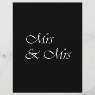Mrs and Mrs