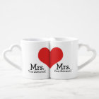Mrs and Mrs Two Brides Heart Wedding